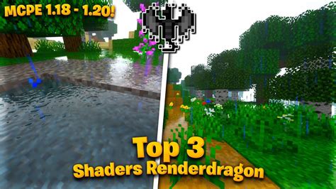 3 Shaders MCPE 1 18 1 19 1 20 No Lag Support Renderdragon YouTube