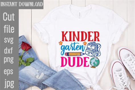 Kindergarten Dude Svg Cut File Graphic By Simacrafts · Creative Fabrica