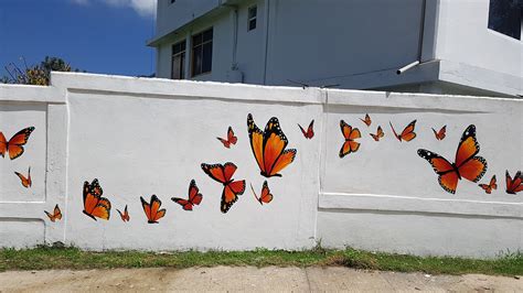 Monarch Butterfly Mural On Behance