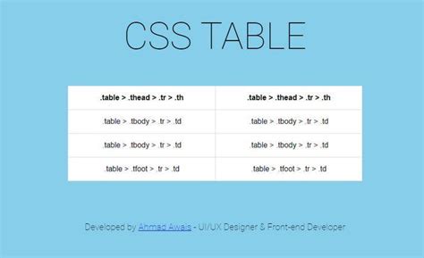 30 Best CSS Tables Templates To Show Information 2024 Templatefor