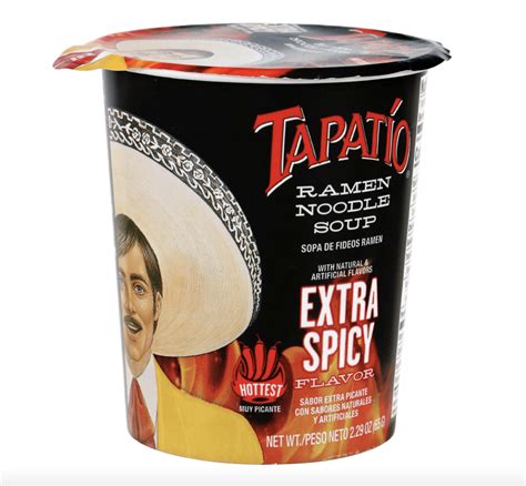 Tapatio Extra Spicy Ramen Noodle Cups 229 Oz 12 Pk