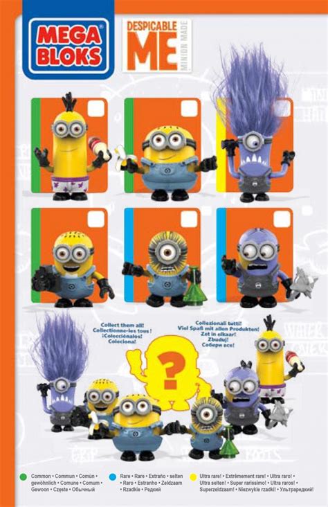 Mega Bloks Despicable Me Minions Series Checklist Collectors Guide