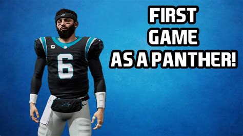 Baker Mayfields Debut With The Carolina Panthers Starting Qb Week 1