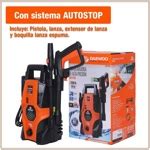 Hidrolavadora De Alta Presion Daewoo Dax1130 Autostop 105bar DAEWOO