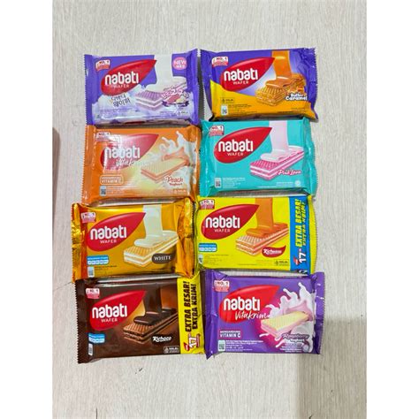 Jual Nabati Wafer 2000 Coklat Pinklava Caramel Goguma White