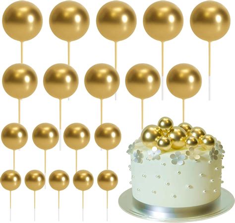 Amazon ASTARON 20 Pcs Ball Cake Topper Decorations Mini Balloons