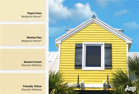 The Best Yellow Exterior Paint Colors