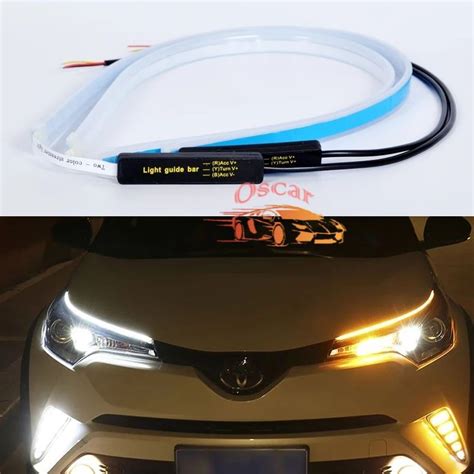 Jual Lampu Alis Led Slim Pcs Drl Mobil Fleksibel Waterproof Cm