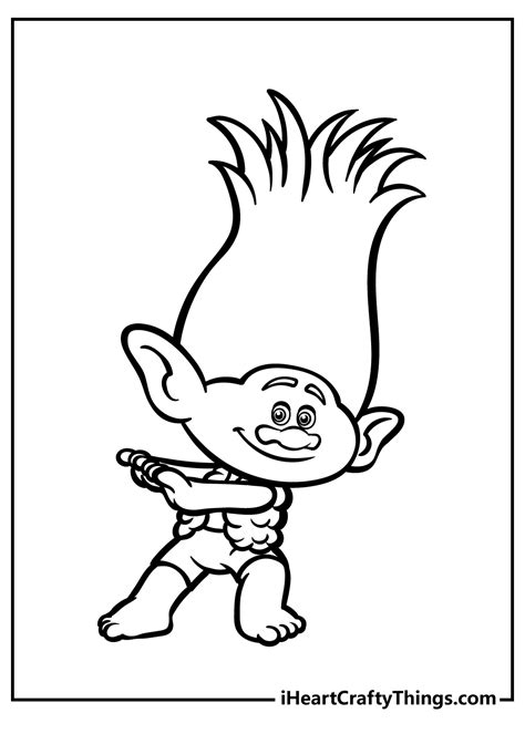 Troll Coloring Page