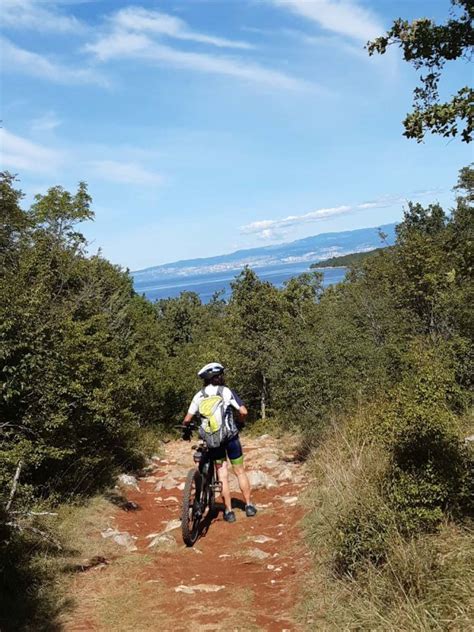 Radfahren Rennrad Mountainbike Biken Mtb Auf Der Insel Krk In