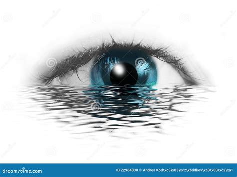 Abstract Human Eye Stock Photo Image