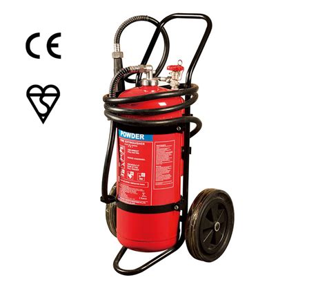 Abc Dry Powderfoam Trolleymobilewheeled Fire Extinguisher With Bsi