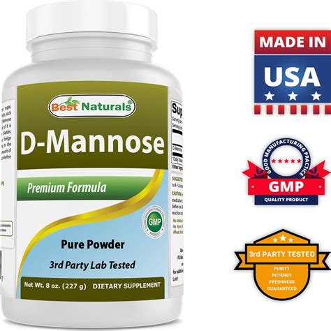 Best Naturals D Mannose Pure 8 Oz Powder Urinary Tract Cleanse Suppl