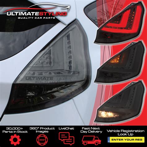 Ford Fiesta Performance Rear Tail Lights Led Light Bar Style