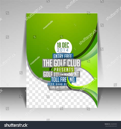 Golf Tournament Flyer Template Publisher