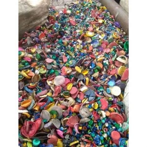 Mixed First Grinded Hdpe Plastic Bottle Cap Scrap At Rs Kg In Navi