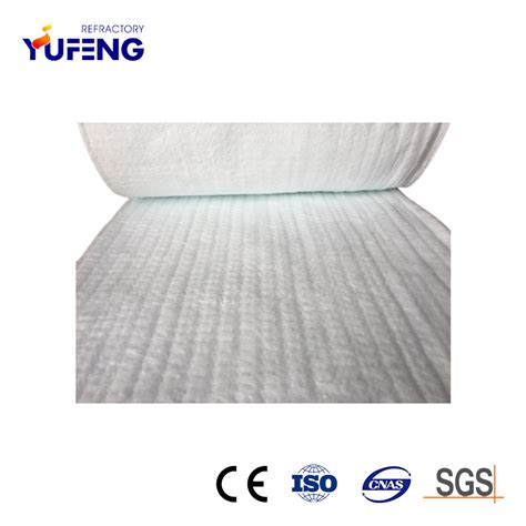 Eco Friendly High Tensile Strength Bio Soluble Fiber Textiles Insulation Heater Lining Blanket