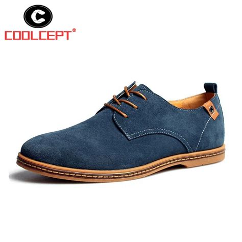 Coolcept Tamanho 38 48 Qualidade Homens Causal Sapatos Homem De Couro