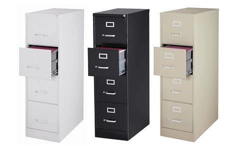 Pemberly Row Drawer Deep Letter File Cabinet In Black Fully