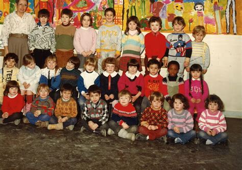 Photo de classe Maternelle 1 ou 2 année de 1985 ECOLE GRUET Copains