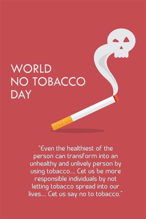 World No Tobacco Day Anti Smoking Smoking Kills World No Tobacco Day