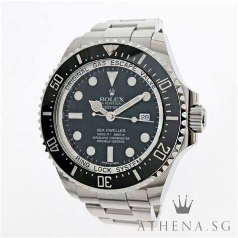 Rolex Oyster Perpetual Date Deepsea An Series Black Dial With Cert