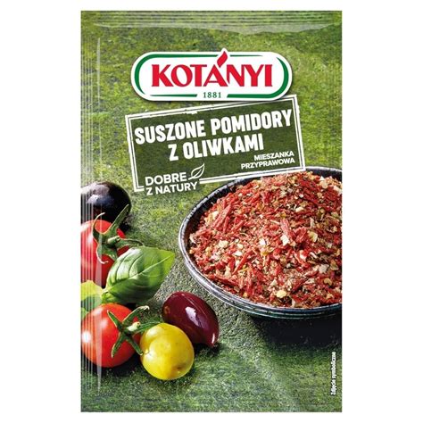 Kotányi Mieszanka przyprawowa suszone pomidory z oliwkami 22 g Zakupy