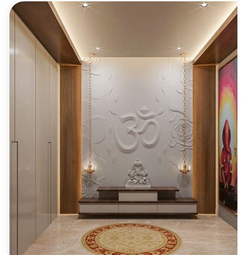 White Glossy Corian Designer Temple For Workshop At Rs 1100 Square