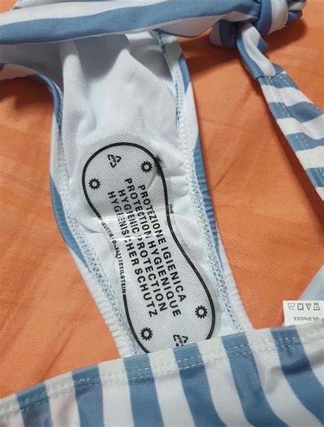 Blue Stripe Toga Bikini Set Women S Fashion Swimwear Bikinis