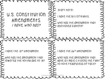 US Constitution Amendments Practice Pack By Lauren O Prey TPT