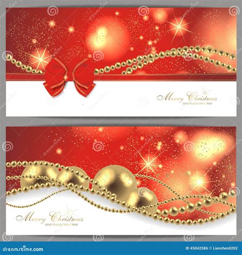 2 magic christmas cards stock vector. Illustration of feast - 45042586