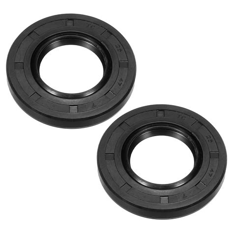 Uxcell Oil Seal Mm X Mm X Mm Nitrile Rubber Cover Double Lip Tc