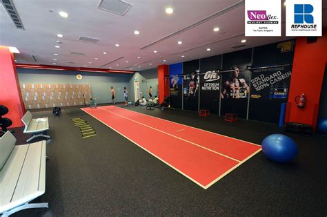 Decoflex Indoor Sprint Fitness Running Track Safra Club Toa Payoh