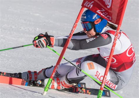 Petra Vlhová obrovský slalom 1 kolo ženy ONLINE Kranjska Gora