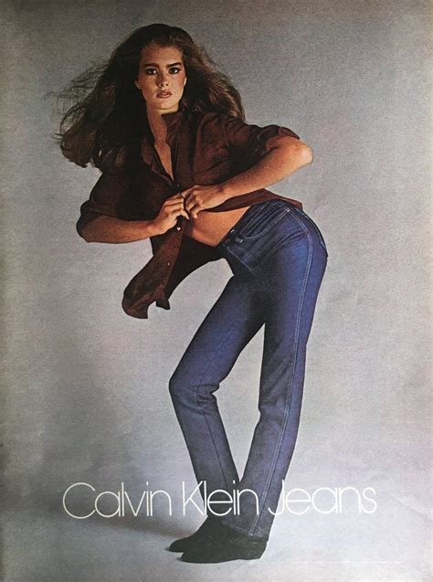 1980 Calvin Klein Jeans Vintage Magazine Ad From People Magazine