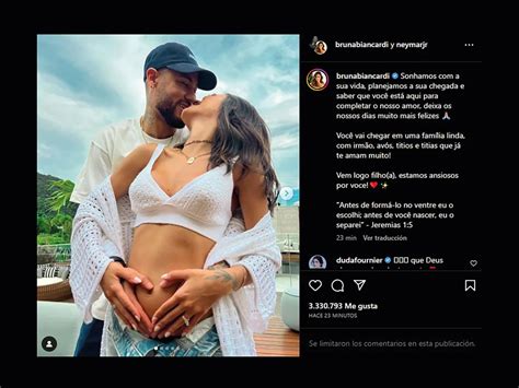 Neymar Y Su Novia Bruna Biancardi Anunciaron Que Serán Padres