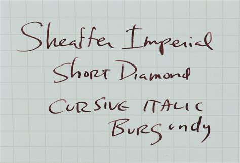 Sheaffer Imperial Steel Nib Cursive Italic Nib Work By PSP Various