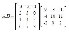 Multiplication of Matrices - Scalar and Vector, Rules & Examples