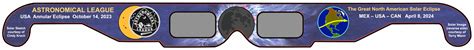 2024 Solar Eclipse Glasses - Astronomical League