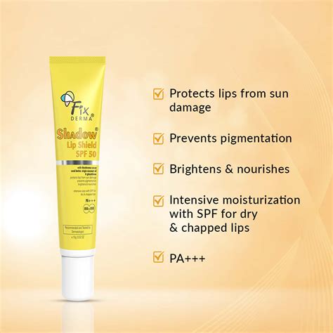 Buy FIXDERMA SHADOW SPF 50 PA UVA UVB LIP SHIELD SUNSCREEN WITH