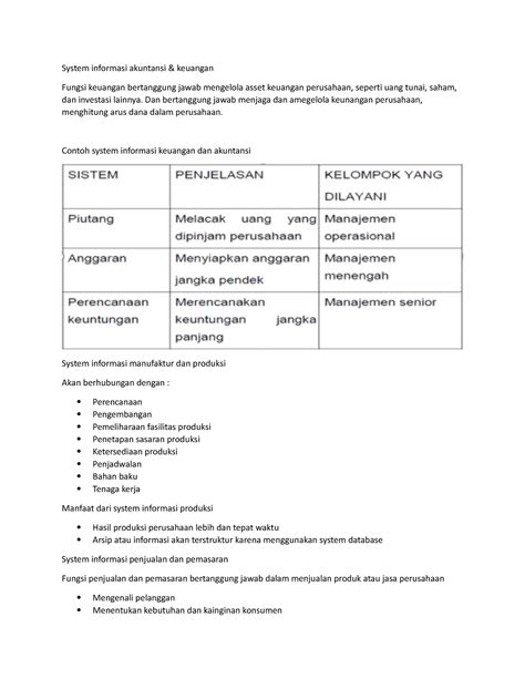 Materi System Informasi Akuntansi Keuangan Fungsi Keuangan