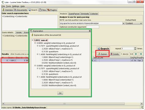 Troubleshooting Lucene Search Issues