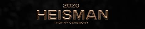 2020 Heisman Ceremony on Behance