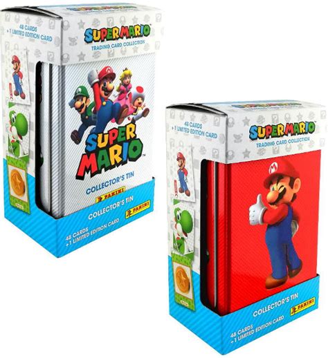 Panini Super Mario Trading Cards Mega Tin Set Stickerpoint