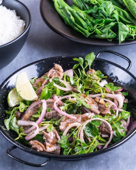 Vietnamese Style Pepper Beef Salad Marions Kitchen