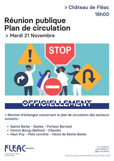 R Union Publique Plan De Circulation Mairie De Fl Ac