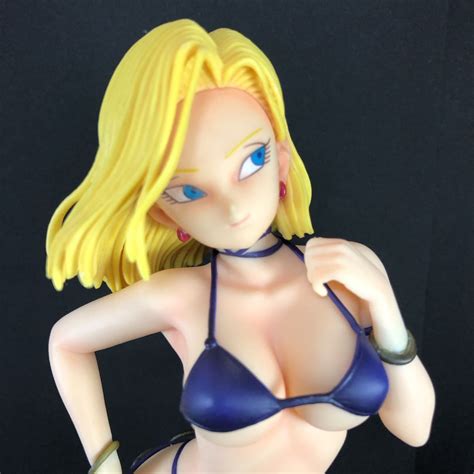 ドラゴンボール 人造人間18号 水着 キャストオフ リペイント 改造 フィギュア Dragon Ball Glitter And Glamours