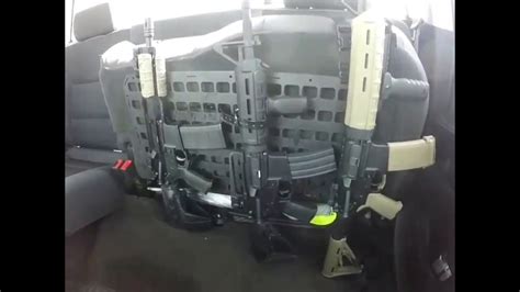 Ar 15 Truck Mount Grey Man Tactical Rigid Molle Panels Youtube