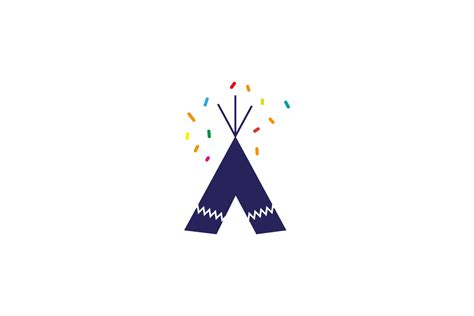 Teepee Logo Graphic By Qudahgfx · Creative Fabrica