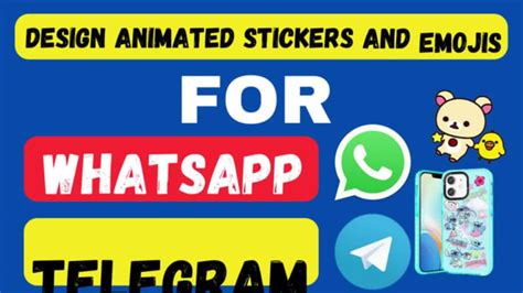 Design whatsapp customized stickers animated gifs emojis for whatsapp ...